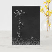 dank u voor uw dagboek op het bord kaart (Gele Bloem)