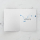 dank u voor uw dagmand op blauwe fiets kaart (Binnen)