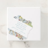 Dank u voor uw deel van de  kaart van de Reis Bedankjes Labels (In situ)