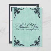 dank u voor uw deelneming briefkaart (Voorkant / Achterkant)