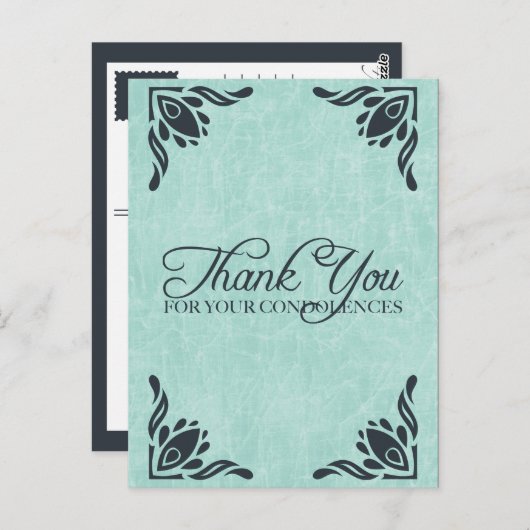 dank u voor uw deelneming briefkaart (Voorkant / Achterkant)