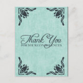 dank u voor uw deelneming briefkaart (Voorkant)