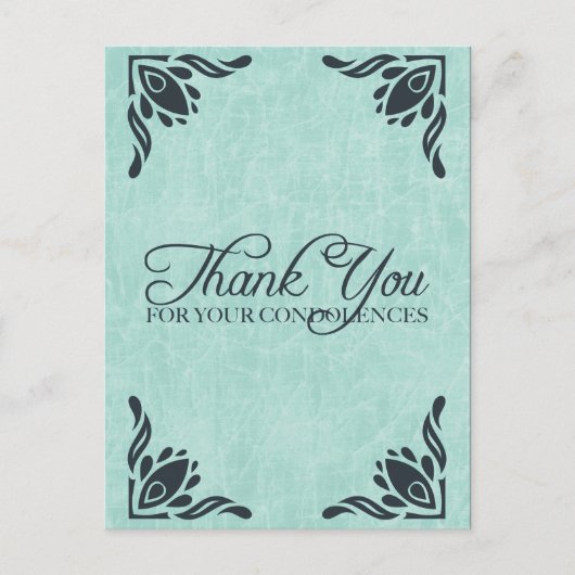 dank u voor uw deelneming briefkaart (Voorkant)