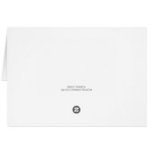 Dank u voor uw design met prachtige Paarse Iris (Achterkant Horizontaal)