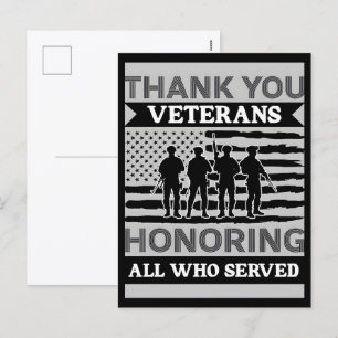 Dank U voor Uw Dienst: Veteranendag 2025 Feestdagenkaart