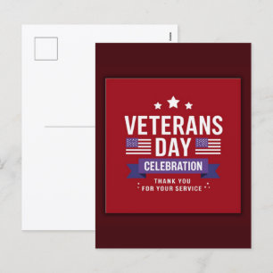 Dank U voor Uw Dienst: Veteranendag 2025 Feestdagenkaart
