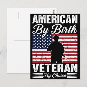 Dank u voor uw dienst: Veterans Day 2025 Briefkaart