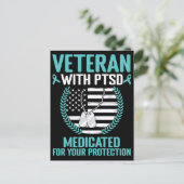 Dank u voor uw dienst: Veterans Day 2025 Feestdagenkaart (Staand voorkant)