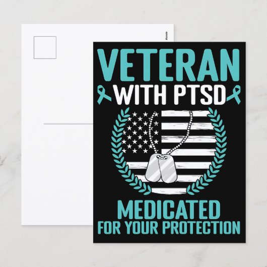 Dank u voor uw dienst: Veterans Day 2025 Feestdagenkaart (Voorkant / Achterkant)