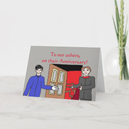 Dank u voor uw diensten bedankkaart