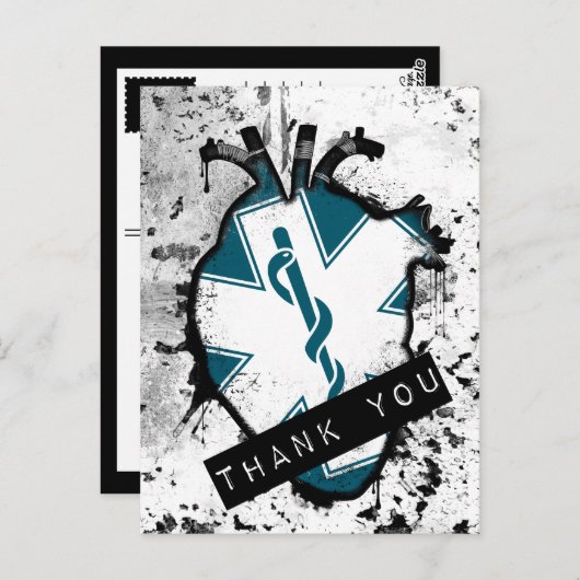 dank u voor uw eerste antwoord briefkaart (Voorkant / Achterkant)