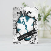 dank u voor uw eerste antwoord kaart (Staand voorkant)