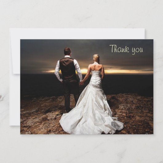 dank u voor uw fotokaarten bedankkaart (Voorkant)