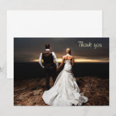 dank u voor uw fotokaarten bedankkaart (Voorkant / Achterkant)