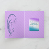 Dank u voor uw gastvrijheid bedankkaart (Binnen)