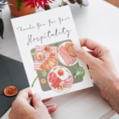 Dank u voor uw gastvrijheid kaart