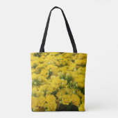 Dank u voor uw gele leraar waardering Flora Tote Bag (Achterkant)