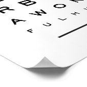 Dank u voor uw geweldige echtgenoot-oogdiagram poster (Hoek)