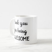 dank u voor uw GEWELDIGE mok (Voorkant links)