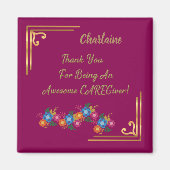 Dank u voor uw Geweldige zorgverlener Magneet (Voorkant)