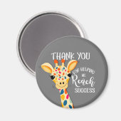 dank u voor uw hulp bij het succes van giraffe ce magneet (Voorkant / Achterkant)