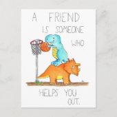 DANK U VOOR UW HULP-briefkaart van Nicole Janes Briefkaart (Voorkant)