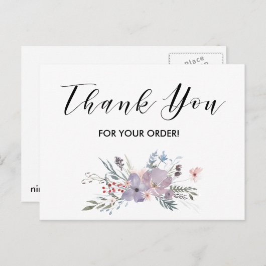 Dank u voor Uw Kaart van de Orde (Voorkant / Achterkant)