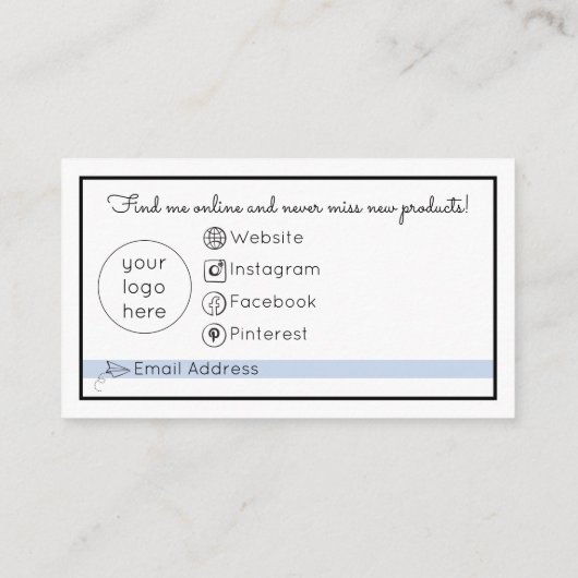 Dank u voor uw Kaart van de ordebijlage (Achterkant)