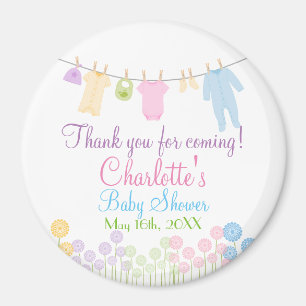Dank u voor uw komst! Kleine Baby showers Magneet