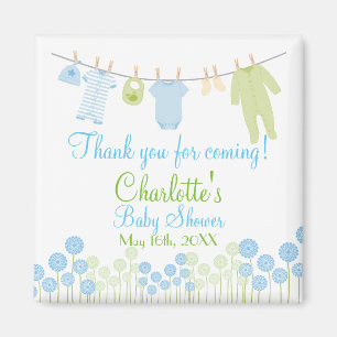 Dank u voor uw komst! Kleine Baby showers Magneet