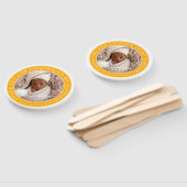 Dank u voor uw komst naar mijn Baptism moderne fot Handwaaier (Niet-gemonteerd)