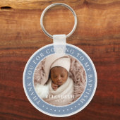 Dank u voor uw komst naar mijn Baptism moderne fot Sleutelhanger (Voorkant)