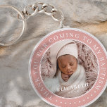 Dank u voor uw komst naar mijn Baptism moderne fot Sleutelhanger<br><div class="desc">Dit eenvoudige en klassieke ontwerp is samengesteld uit serif typografie en voegt een douanefoto toe. Bedankt dat je naar de heilige Baptisme bent gekomen.</div>