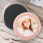 Dank u voor uw komst naar mijn foto van Bat Mitzva Magneet<br><div class="desc">Dit eenvoudige en klassieke ontwerp is samengesteld uit serif typografie en voegt een douanefoto toe. Bedankt dat je naar Bat Mitzvah bent gekomen.</div>