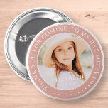 Dank u voor uw komst naar mijn foto van Bat Mitzva Ronde Button 5,7 Cm<br><div class="desc">Dit eenvoudige en klassieke ontwerp is samengesteld uit serif typografie en voegt een douanefoto toe. Bedankt dat je naar Bat Mitzvah bent gekomen.</div>