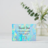 dank u voor uw koopoptie visitekaartje (Staand voorkant)