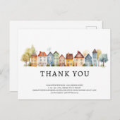 Dank u voor uw makelaardijopdracht briefkaart (Voorkant / Achterkant)