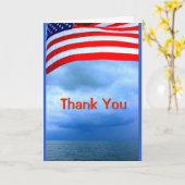 Dank u voor Uw Militaire Dienst dank u Kaart (Gele Bloem)