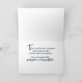 Dank u voor uw militaire dienst waardering kaart (Binnen)