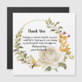 Dank u voor uw ontwerp (Voorkant / Achterkant)