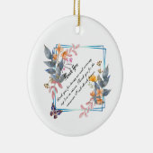 Dank u voor uw ontwerp keramisch ornament (Rechts)