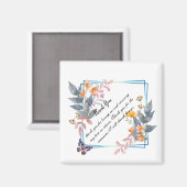 Dank u voor uw ontwerp magneet (Voorkant / Achterkant)