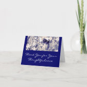 Dank u voor Uw Oplettendheid ~ danken u kaarden Bedankkaart (Voorkant)