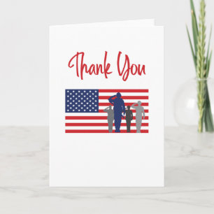 Dank u voor Uw Patriottische Veteraan van de Kaart