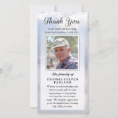 Dank u voor uw persoonlijke fotosympathie - vreedz bedankkaart (Voorkant)