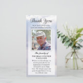 Dank u voor uw persoonlijke fotosympathie - vreedz bedankkaart (Staand voorkant)