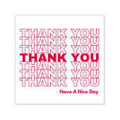 Dank u voor uw prettige dag  zelfinktende stempel (Design)