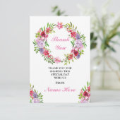 Dank u voor uw religieuze kruistocht voor de Heili Bedankkaart (Staand voorkant)