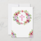 Dank u voor uw religieuze kruistocht voor de Heili Bedankkaart (Achterkant)