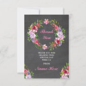 Dank u voor uw religieuze kruistocht voor de Heili Bedankkaart (Voorkant)